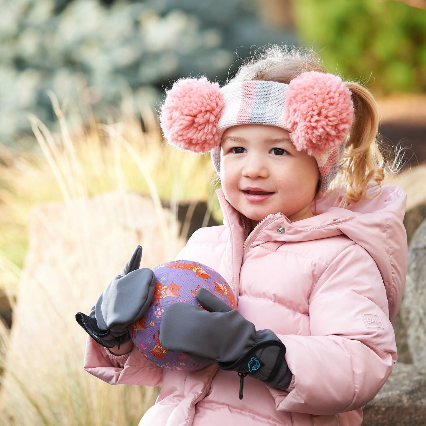Fox paws waterproof mittens