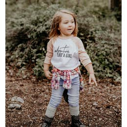 Adventure like a girl, girls shirts