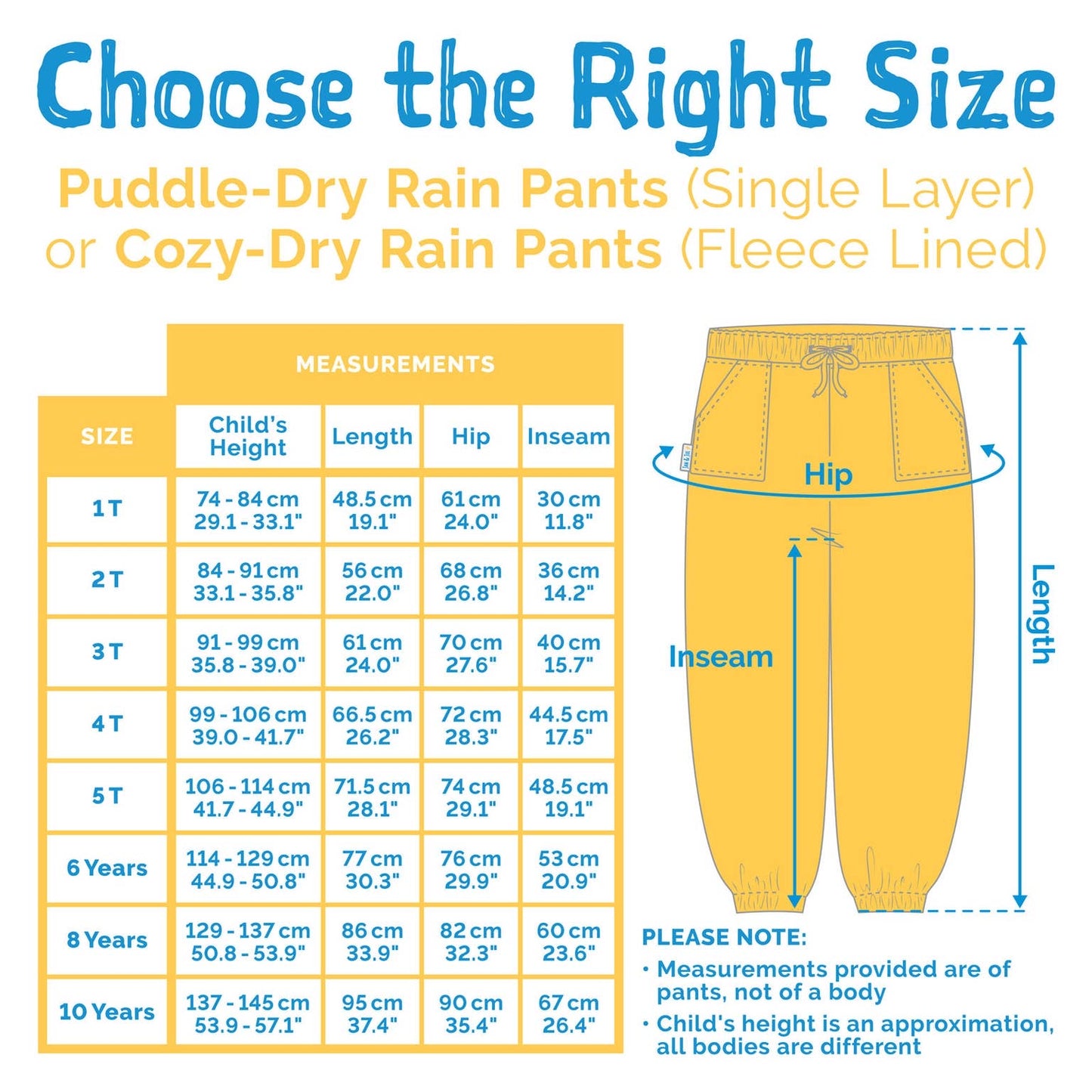 Cozy Dry Rain and Snow Pants