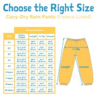 Waterproof fleece lined snow pants- jan and jul
