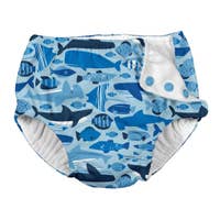 Snap reusable swimsuit diaper