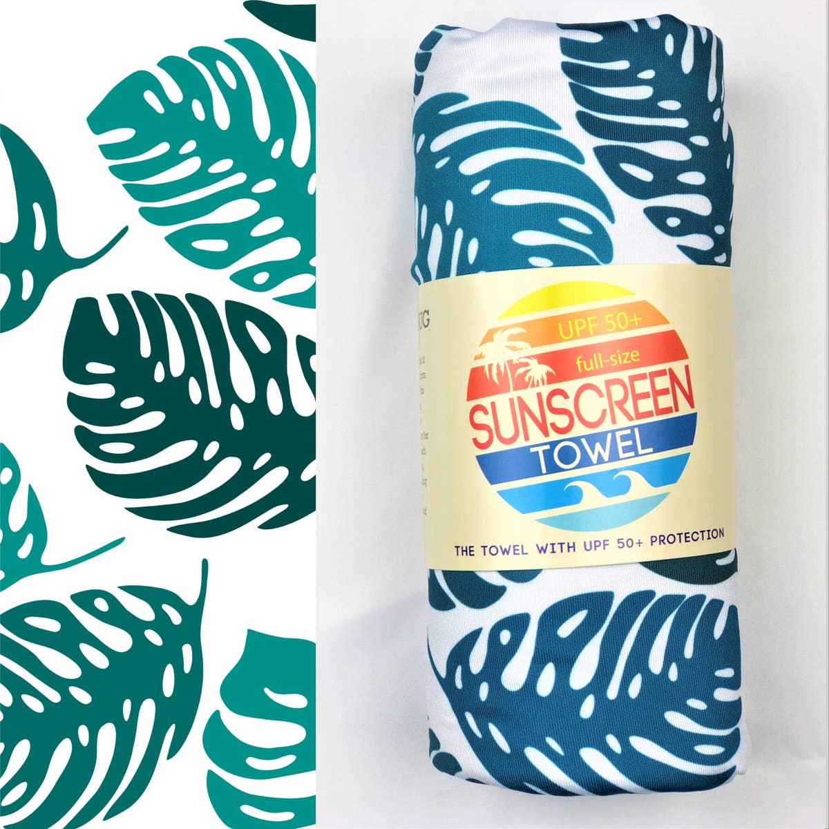 Full size sunscreen towel