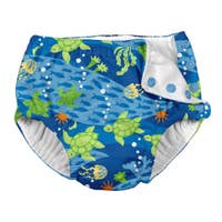 Snap reusable swimsuit diaper