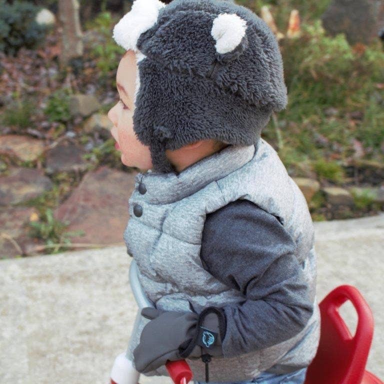 Fox paws waterproof mittens