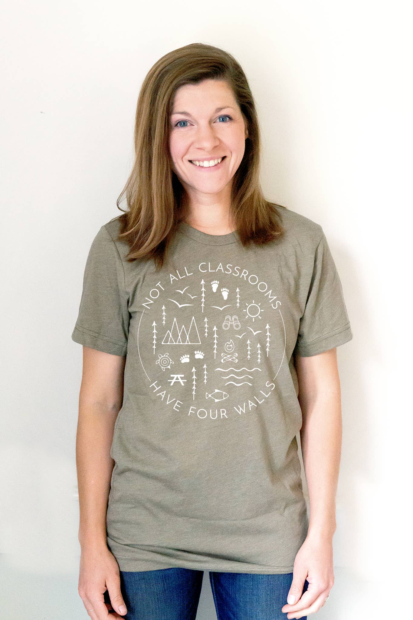 Outdoor Tee | Not All Classrooms Have Four Walls Shirt