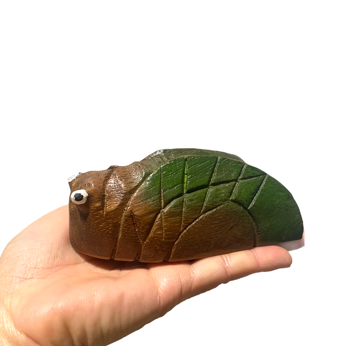 Painted Wooden Musical Cicada Maracas Shaker Instrument