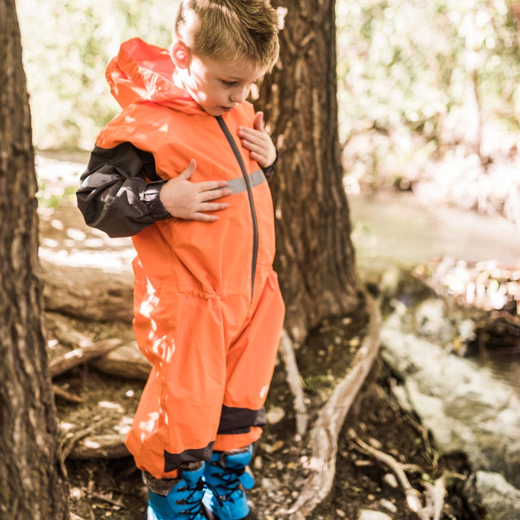 Rain/Trail Suit, Kids, Classic Orange