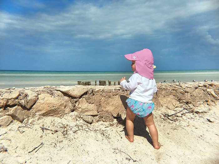 Snap Reusable Absorbent Swimsuit Diaper - Girls Print