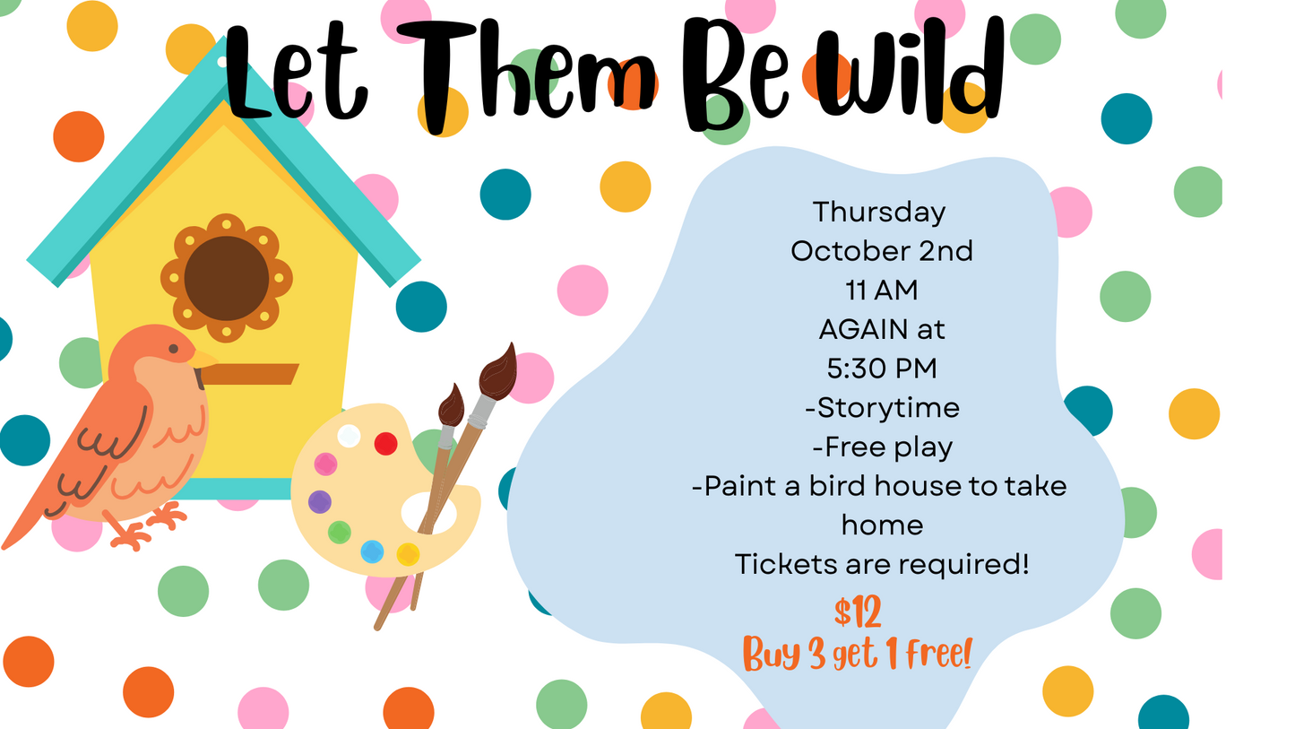 Let's Learn and Paint your own Birdhouse!