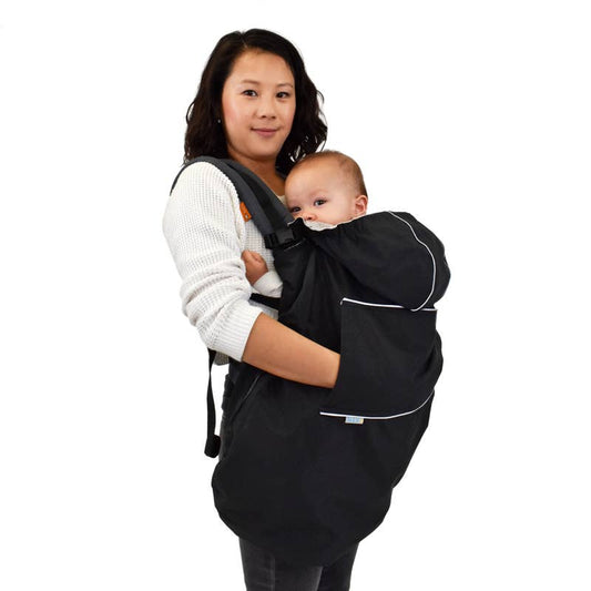 Cozy dry baby carrier cover by Jan and Jul