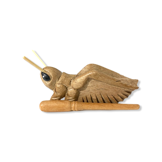 Wooden Musical Cricket Percussion Instrument