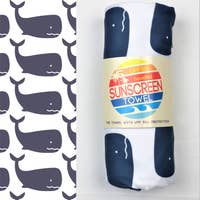 Whale hooded spf towel