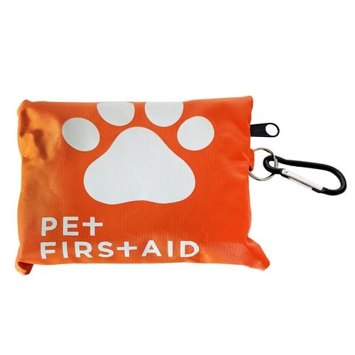 Travel Pet First Aid Kit with Carabiner 19 piece