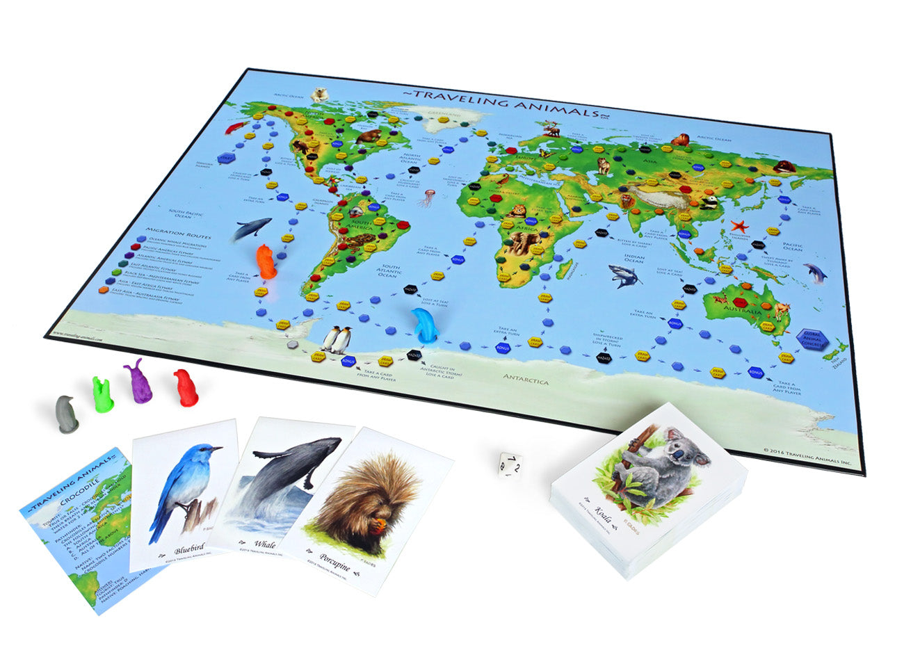 Traveling Animals Board Game