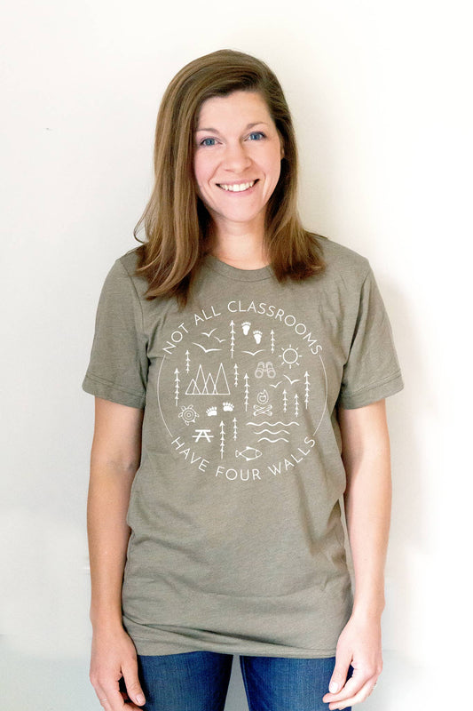 Outdoor Tee | Not All Classrooms Have Four Walls Shirt